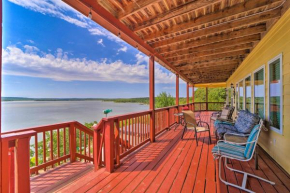 Waterfront Lake Eufaula Home Multi-Level Balcony